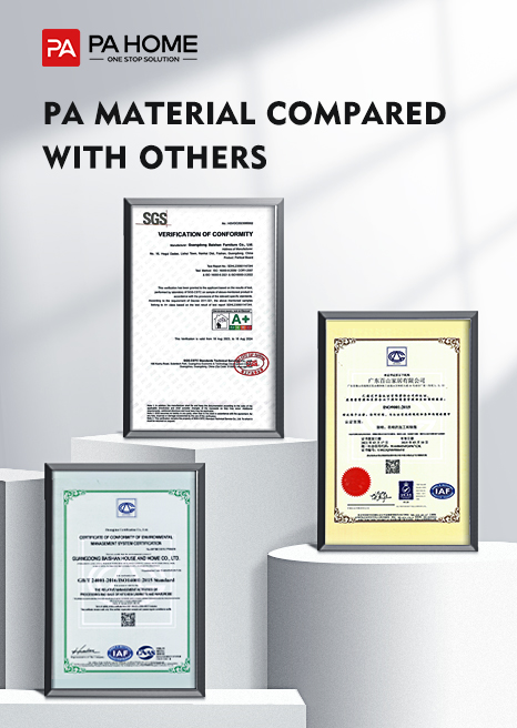 PA material compared with others Cover