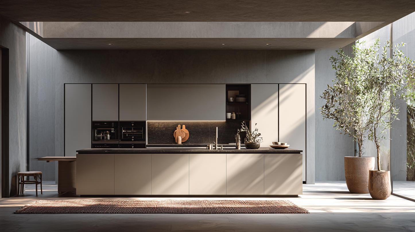 Modern Kitchen Island Cabinet Design for Indonesian Homes