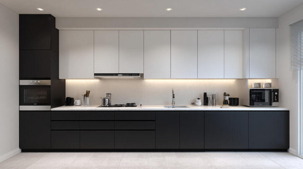 Top 10 black and white kitchen cabinets ideas 1 Top 10 black and white kitchen cabinets ideas by PA HOME.