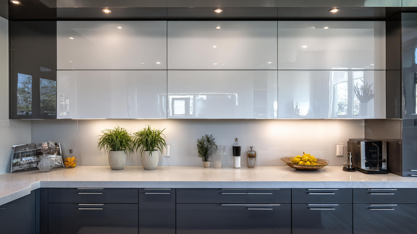 Top 10 High Gloss Kitchen Cabinets Design Ideas