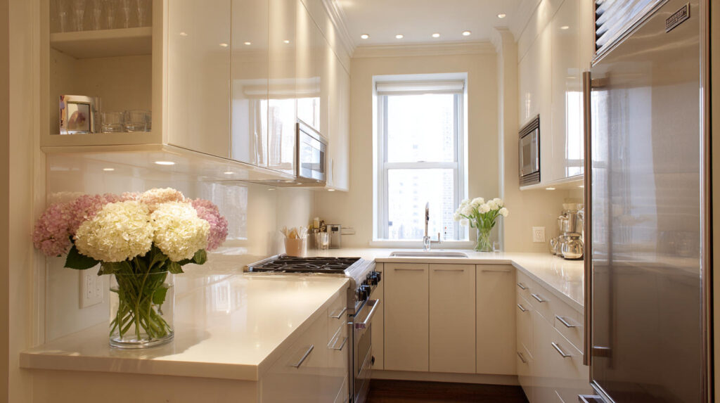 Desain Kabinet Dapur untuk Dapur Kecil 1 Desain Kabinet Dapur untuk Dapur Kecil