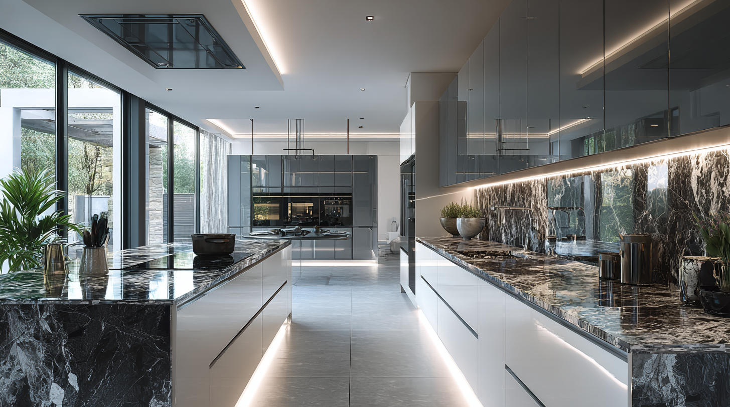 Top 10 High Gloss Kitchen Cabinets Design Ideas