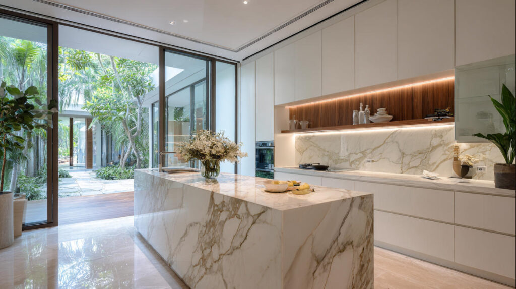 10 Matte White Kitchen Cabinet Ideas in Indonesia 1 10 Matte White Kitchen Cabinet Ideas in Indonesia