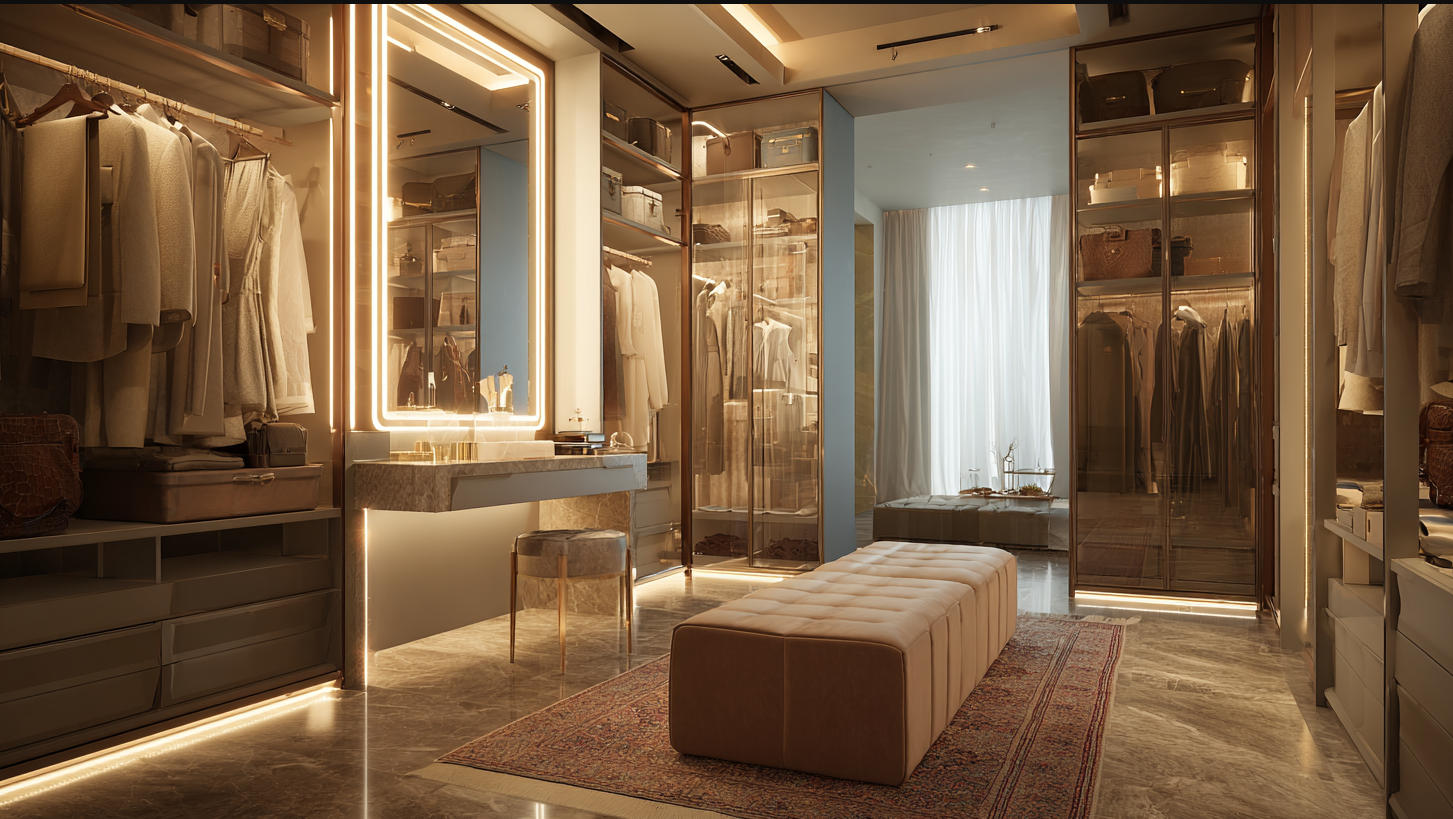 20 Ide Desain Walk-in Closet Mewah untuk Rumah Modern
