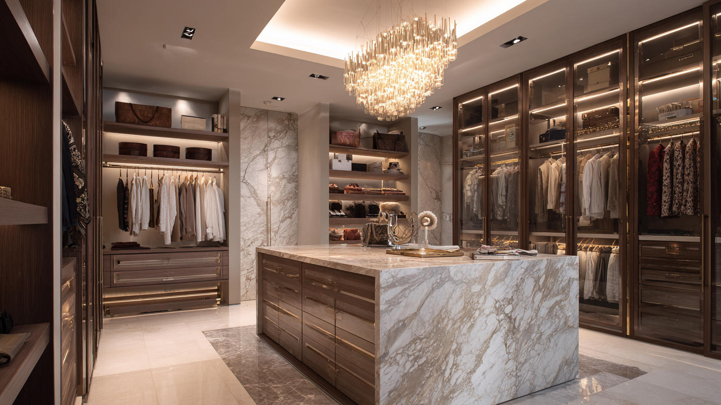 20 Ide Desain Walk-in Closet Mewah untuk Rumah Modern