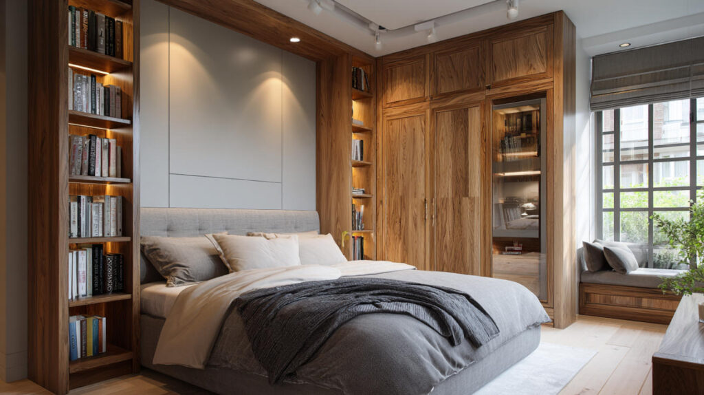 Small Bedroom Wardrobe Closet Design Ideas 14 Built-In Wardrobe