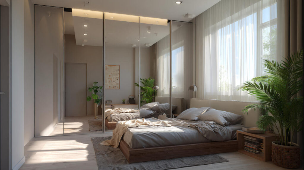 Small Bedroom Wardrobe Closet Design Ideas 16 Mirror Wardrobe