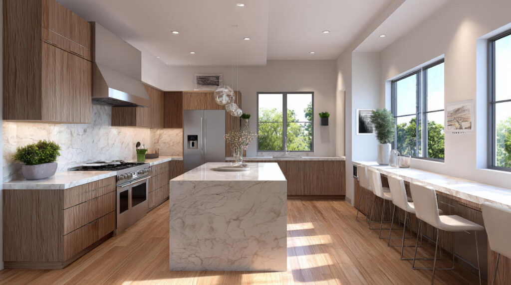 U Shaped Kitchen Layout Ideas for Elegant Kitchen