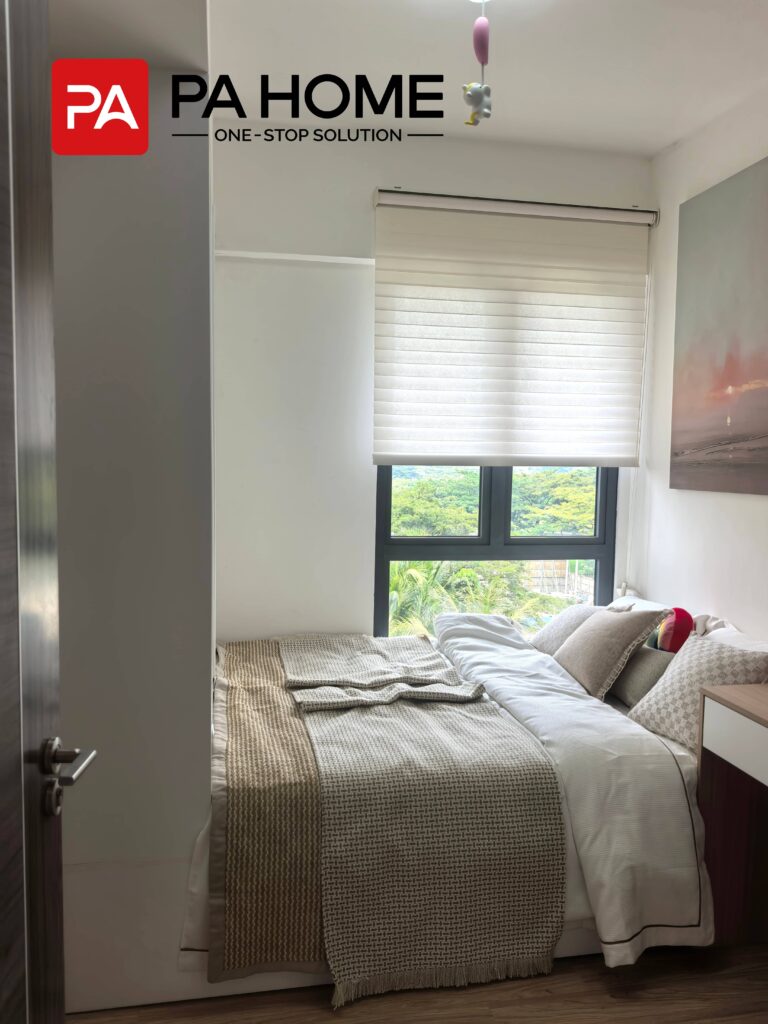 Elegant Tangerang Whole House Custom Interior Project 3 stylish-tangerang-whole-house-custom-bedroom-with-vanity-and-aluminum-desk