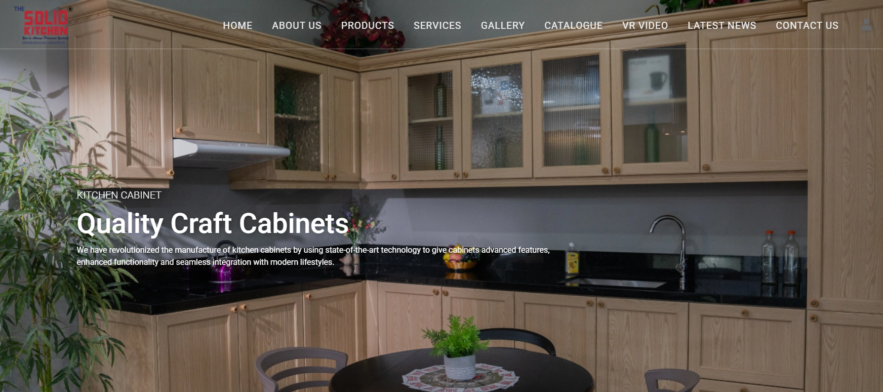 Top 10 Custom Cabinet Manufacturers in Malaysia 9 the solid kitchen website screenshot