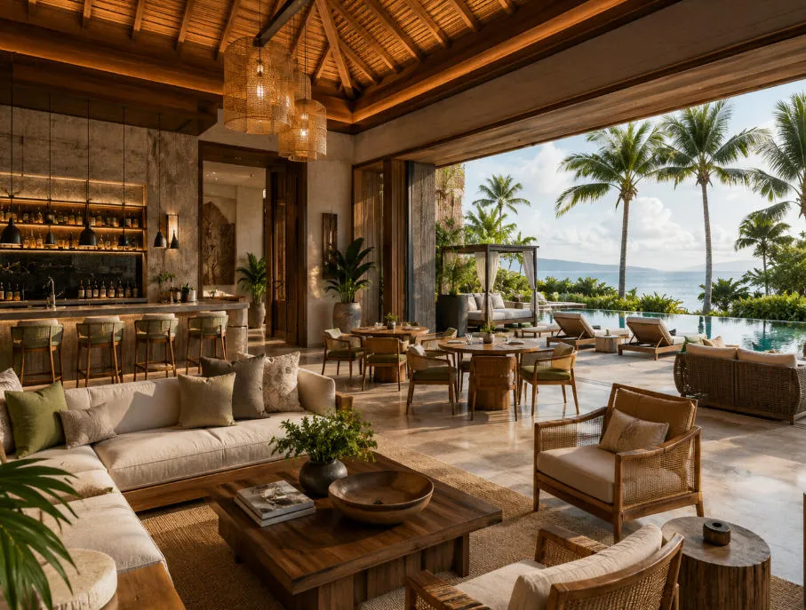 Top 10 Hotel Furniture Suppliers in Thailand 12 Luxury Thailand resort lobby with hotel furniture