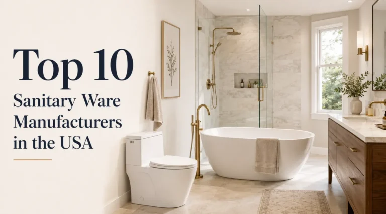 Top 10 Sanitary Ware Manufacturersin the USA
