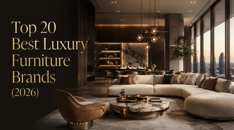 Top 20 Best Luxury Furniture Brands in the world (2026)