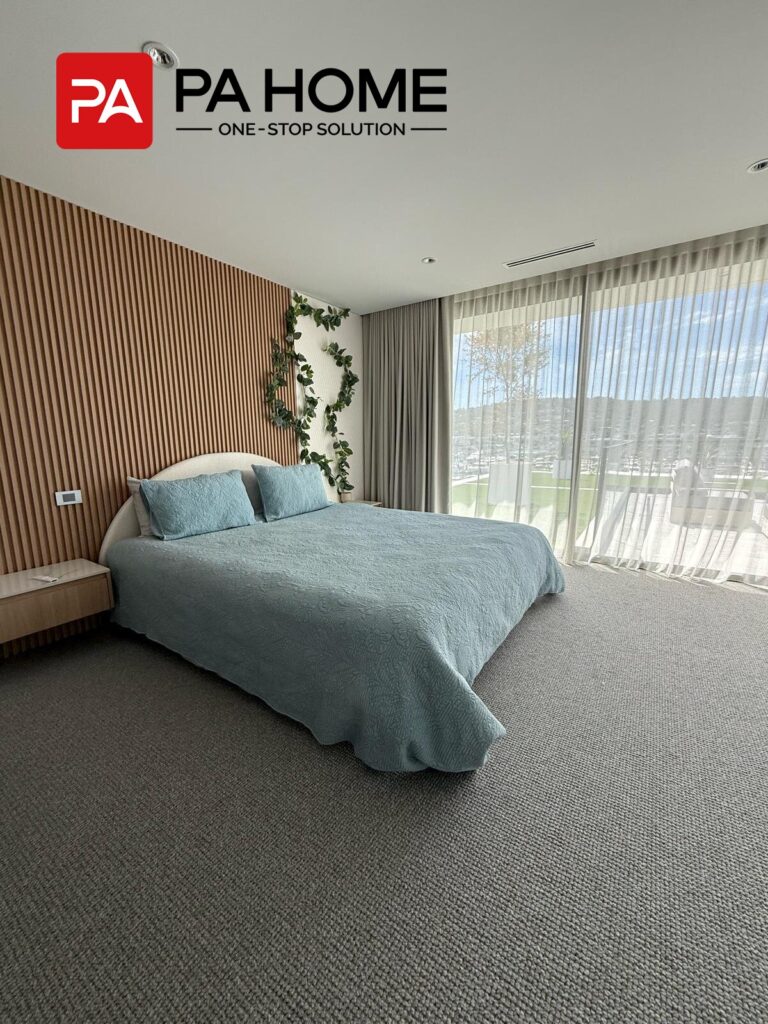 Luxury Whole House Custom in Melbourne 3 Luxury Whole House Custom in Melbourne bedroom slat accent wall