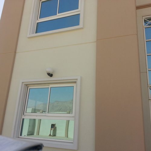 The exterior view of the apartment in this project, showcasing a modern design with clean lines and a stylish facade that enhances the overall aesthetic of the building.