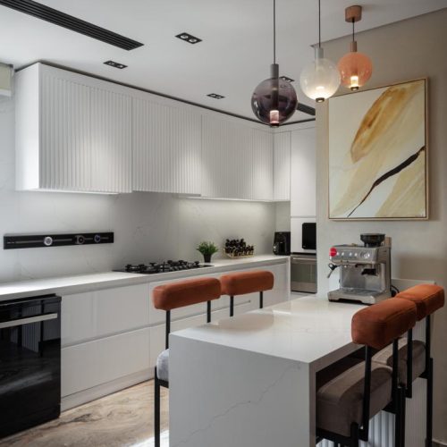 Egypt whole house customization kitchen with sleek design and under‑cabinet lighting