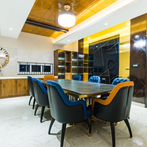India whole house customization pantry with custom shelving and cabinetry