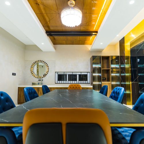 India whole house customization pantry with built-in drawers and shelving