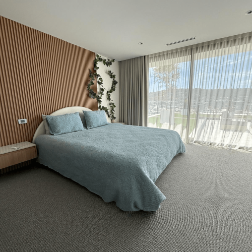 Luxury Whole House Custom in Melbourne 11 Luxury Whole House Custom in Melbourne bedroom slat accent wall