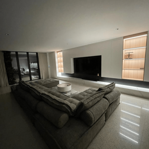 Luxury Whole House Custom in Melbourne 3 Luxury Whole House Custom in Melbourne illuminated custom tv cabinet wall