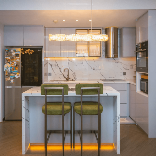 Custom kitchen cabinets in Mongolia Whole House Custom project