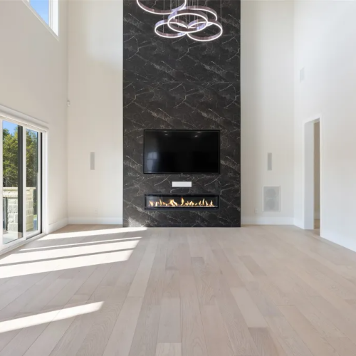 Texas Luxury full house custom in America 8 Texas Luxury full house custom in America living room with marble fireplace and aluminum sliding doors