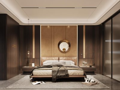 Showroom whole house custom case bedroom